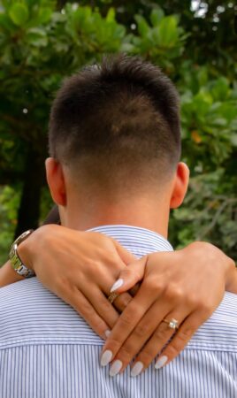 hugging